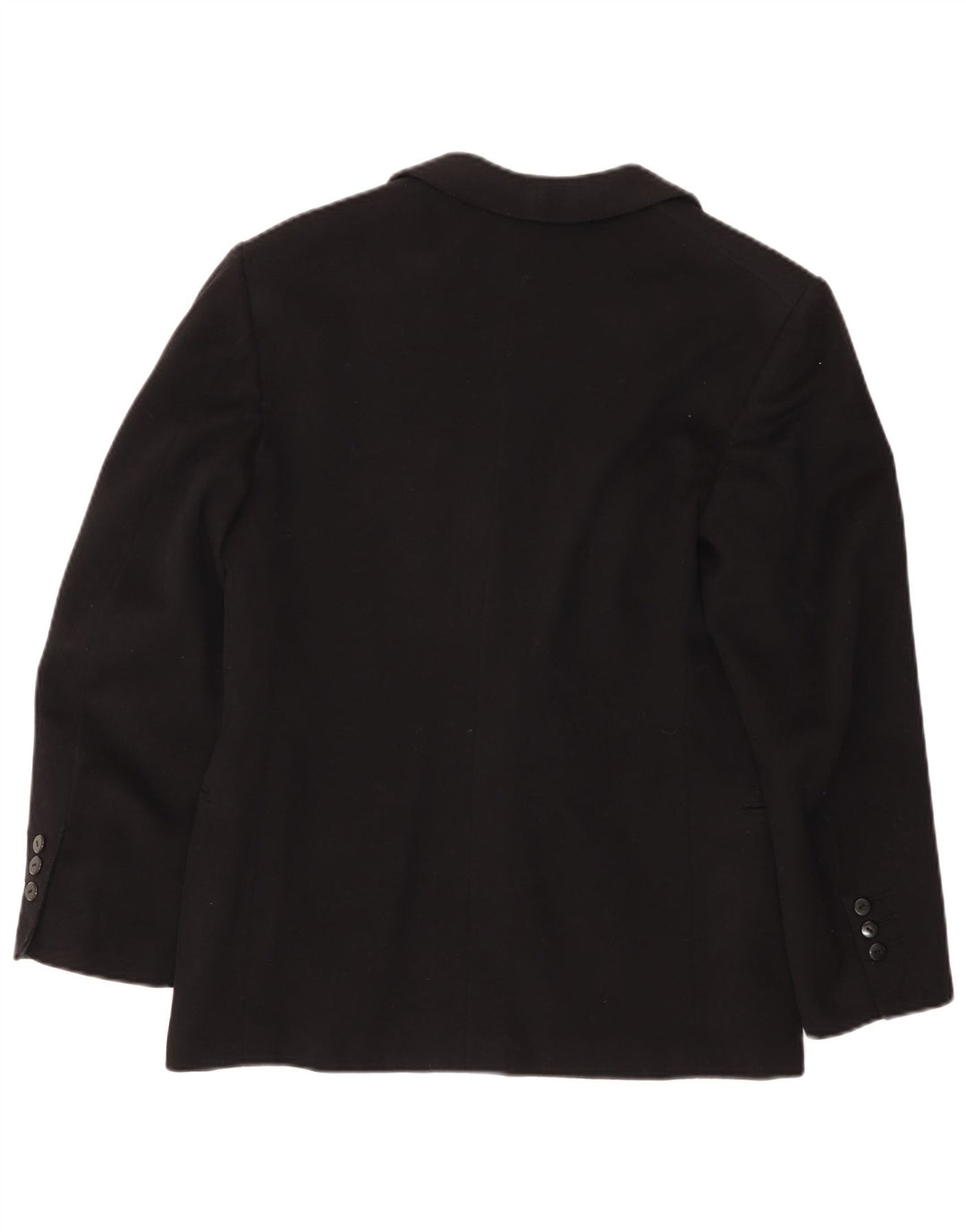 Vintage hombres 1 botón Blazer chaqueta Reino Unido 36 pequeño negro