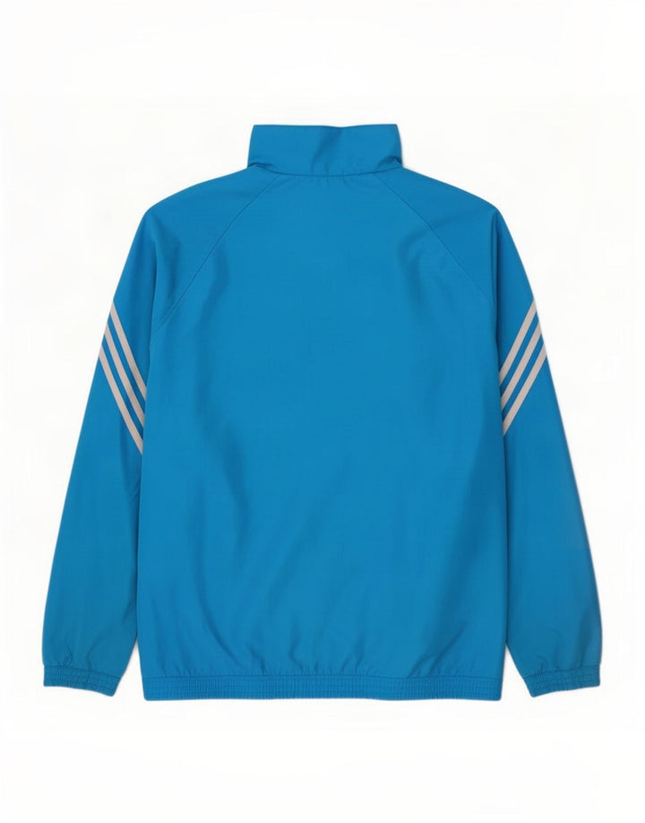 Adidas Hombre Graphic Chándal Top Chaqueta Poliéster Azul Medio
