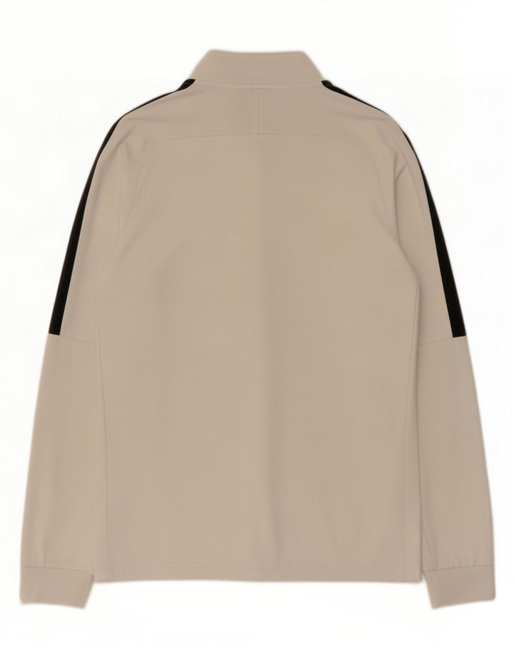 Nike - Chaqueta de chándal Dri Fit para hombre, color blanco medio, poliéster