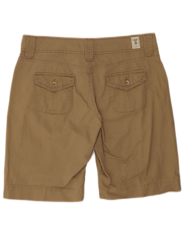 Levi's Pantalones Cortos Chinos Para Mujer W32 Large Algodón Caqui