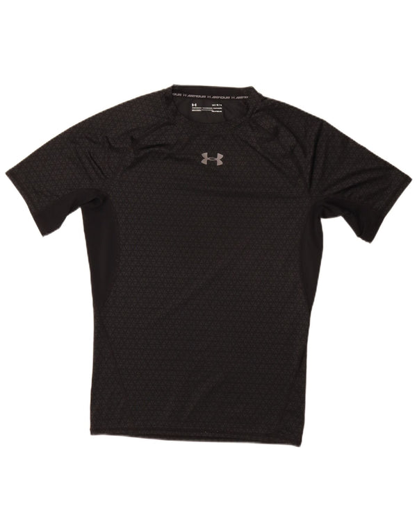 UNDER ARMOUR Camiseta Heat Gear para hombre Top grande gris geométrico sintético