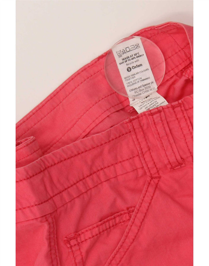 Marks & Spencer Falda cargo para mujer UK 12 Medium W32 Algodón rosa