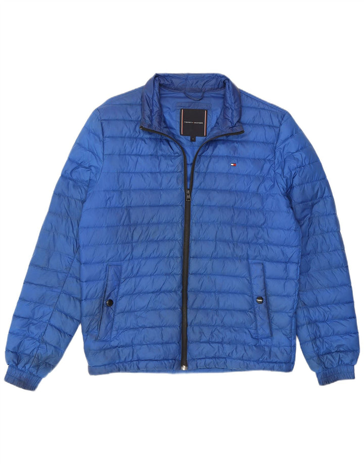 Tommy Hilfiger Chaqueta acolchada para hombre UK 36 Small Azul Poliamida