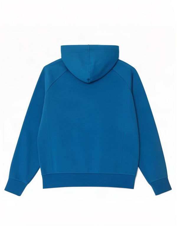 Errea Mens Graphic Hoodie Jumper Large Blue Cotton