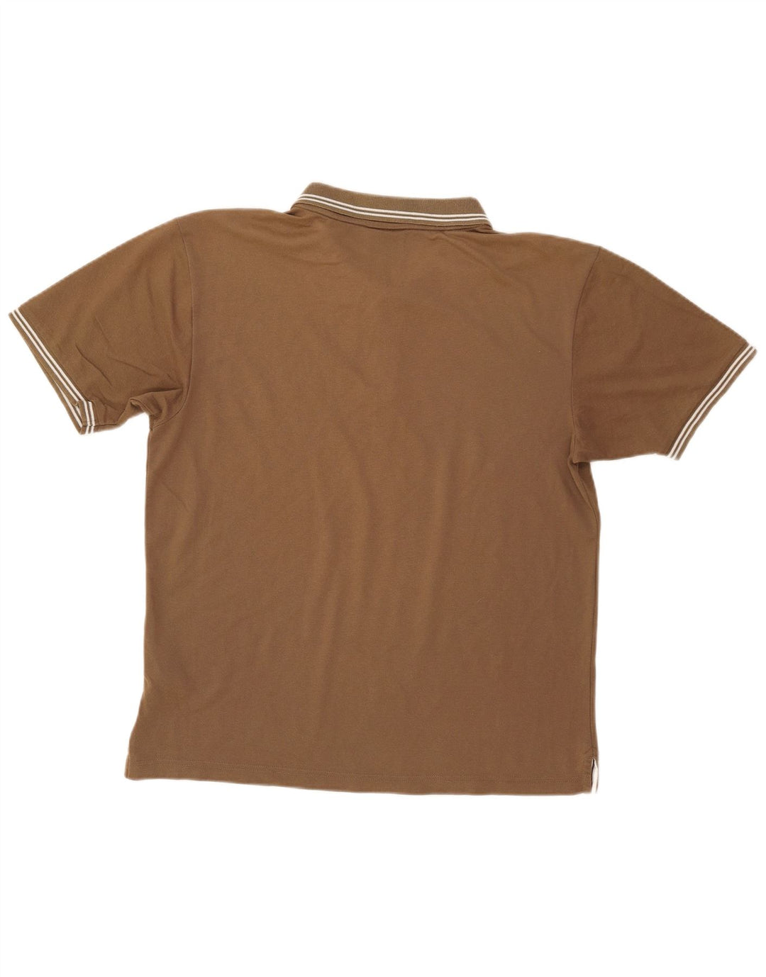 CHAMPION Polo para hombre grande de algodón marrón