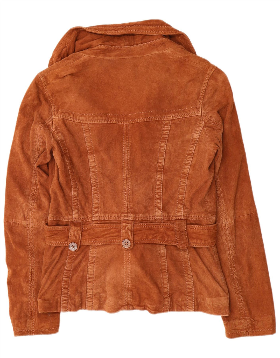 EDC Chaqueta de ante para mujer UK 14 Cuero marrón medio