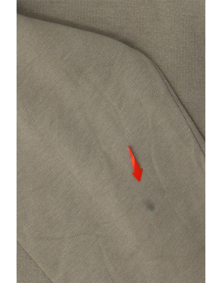 CHAMPION Suéter con capucha y cremallera para mujer Reino Unido 14 Algodón caqui mediano