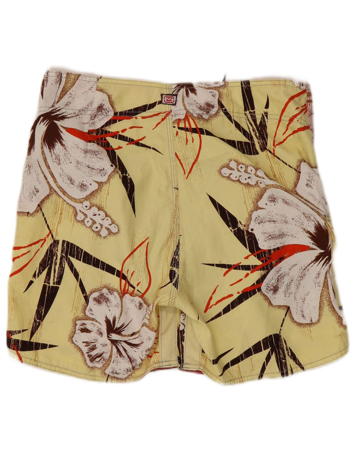 Bañador Billabong Hombre Poliéster Floral Amarillo Medio