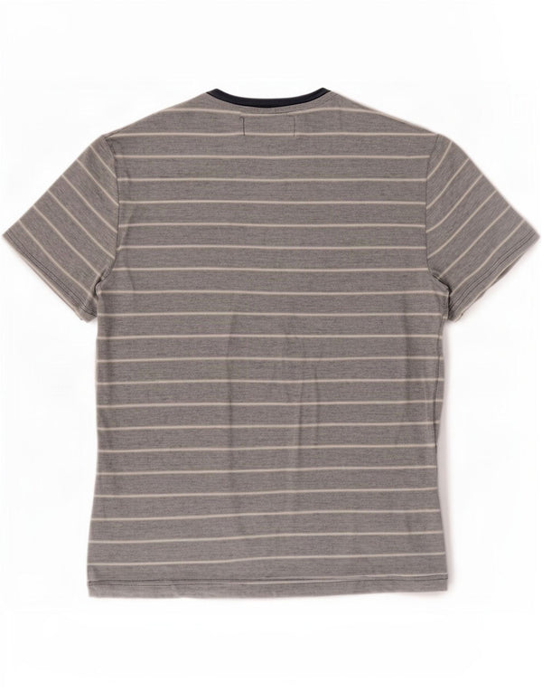 Camiseta Penguin Hombre Top Rayas Azul Medio