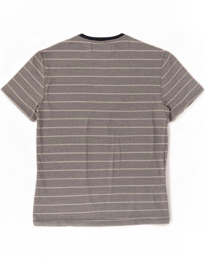 Camiseta Penguin Hombre Top Rayas Azul Medio