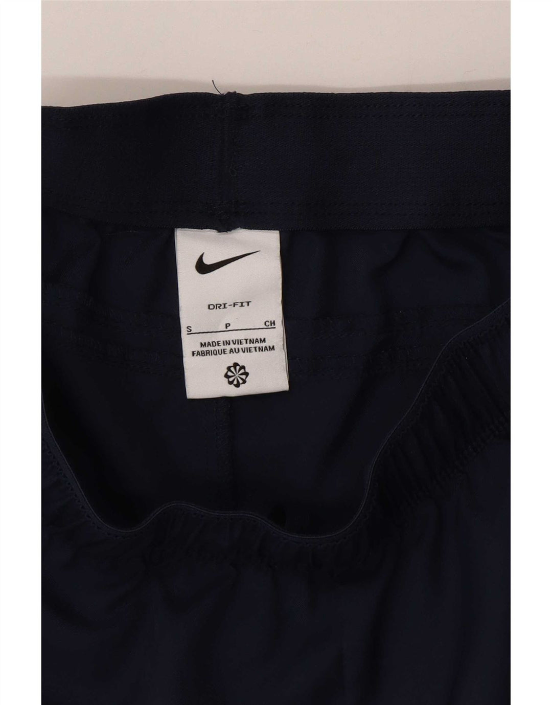 Nike Dri Fit - Pantalones cortos deportivos para hombre, talla pequeña, poliéster, color azul marino
