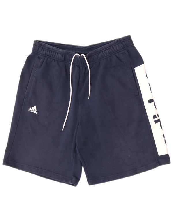 Adidas Mens Climalite Graphic Sport Shorts Grande Azul Marino Colorblock