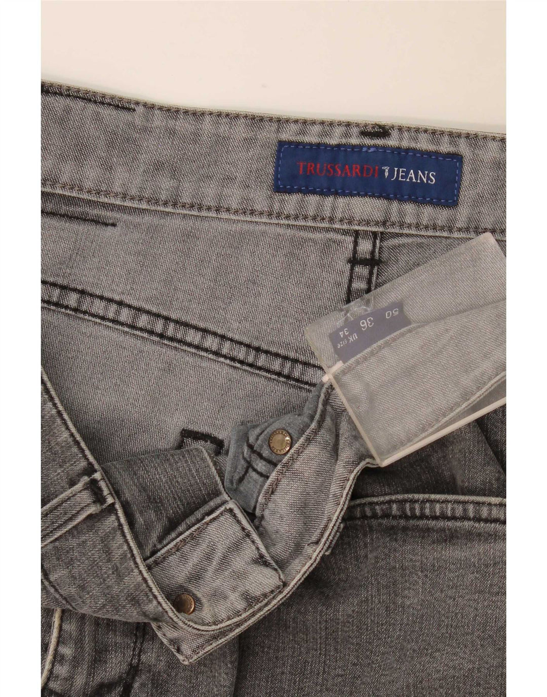 Vaqueros Trussardi Mujer Rectos W34 L34 Gris