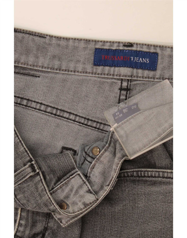 Vaqueros Trussardi Mujer Rectos W34 L34 Gris