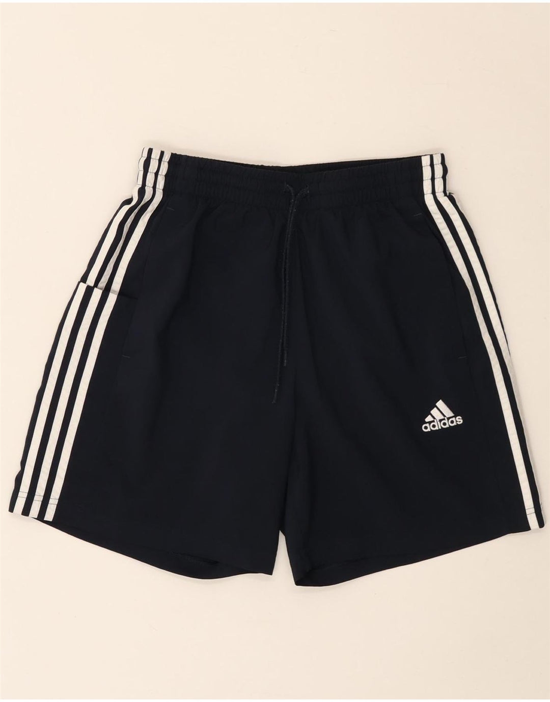 Pantalones cortos deportivos ADIDAS para hombre Poliéster azul marino medio