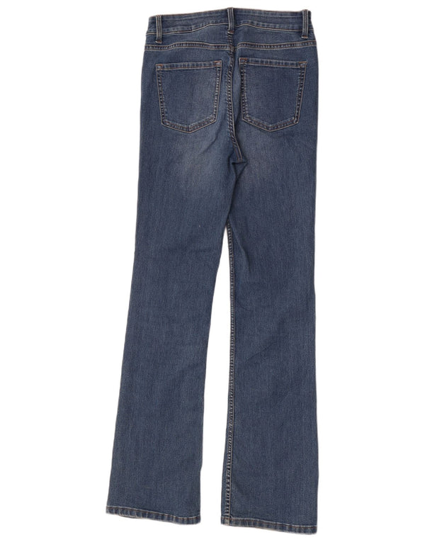 Marks & Spencer Jeans The Eva Bootcut para Mujer UK 10 Small W28 L34 Azul