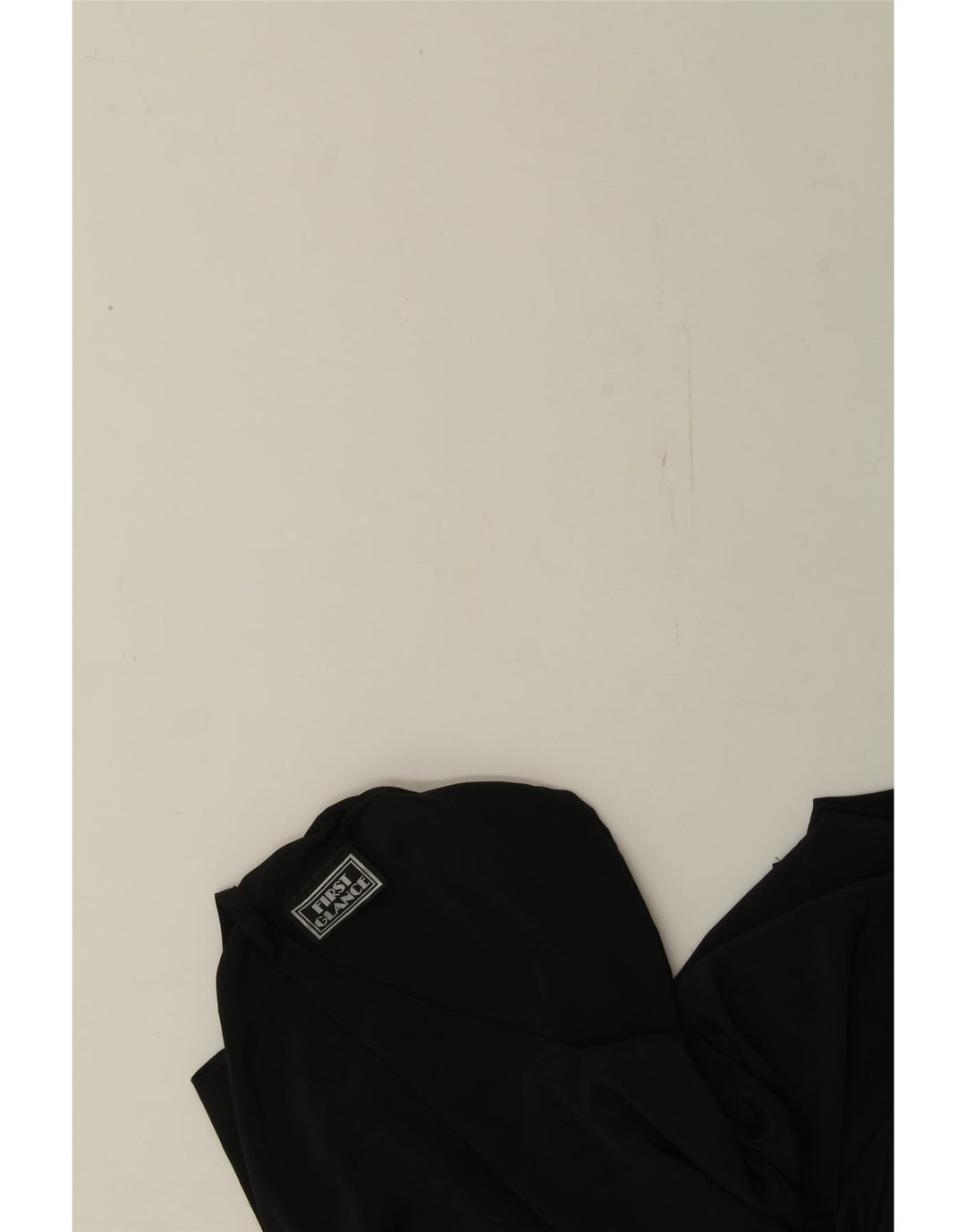 VINTAGE Womens Blouse Top UK 16 Large Black Vintage Vintage and Second-Hand Vintage from Messina Hembry 