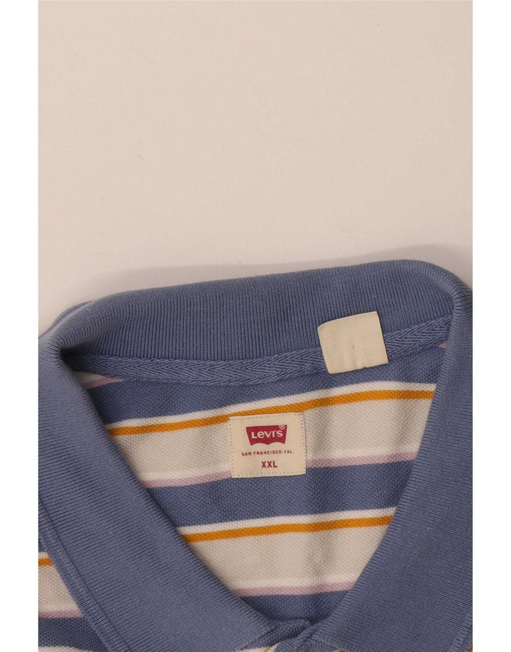 Polo Levi's para hombre 2XL Rayas azules