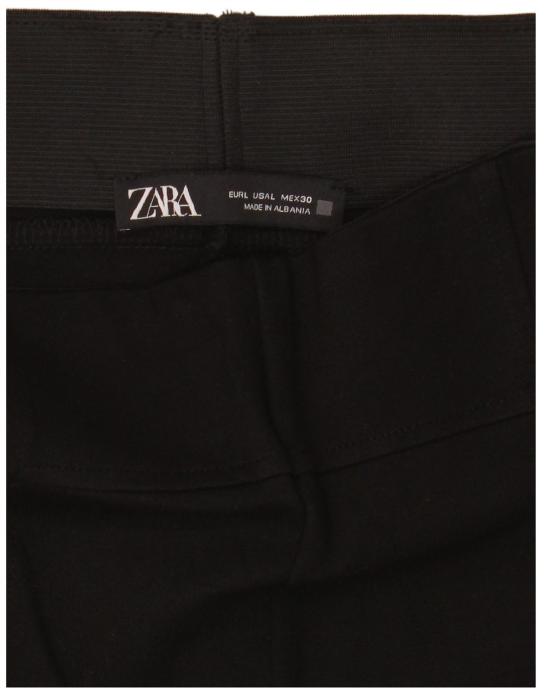 ZARA Mujer Pantalón Chino Slim W34 L28 Negro