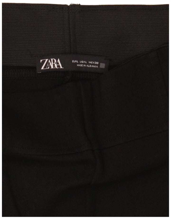 ZARA Mujer Pantalón Chino Slim W34 L28 Negro