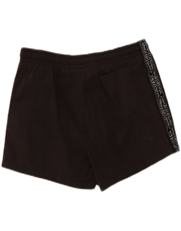 Asics Mens Graphic Swim Shorts Pequeño Negro
