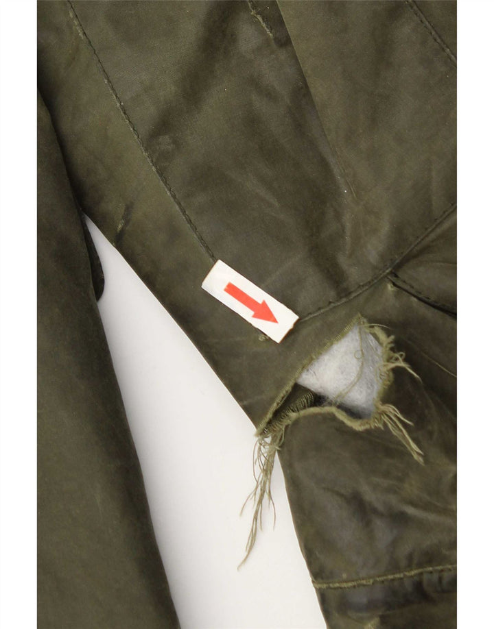 Barbour Chaqueta de algodón encerado para hombre Reino Unido 36 Algodón verde pequeño