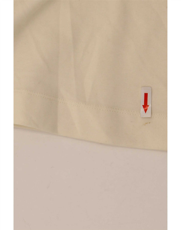 Zara Blusa extragrande de manga 3/4 para mujer UK 46 Large Beige