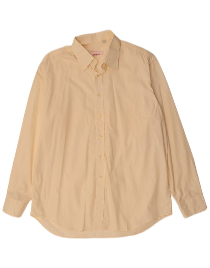 Gian Marco Venturi Camisa Hombre Talla 17 43 XL Algodón Beige
