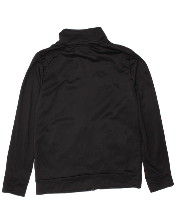 Puma Boys Graphic Chándal Top Chaqueta 7-8 Años Pequeño Negro Poliéster