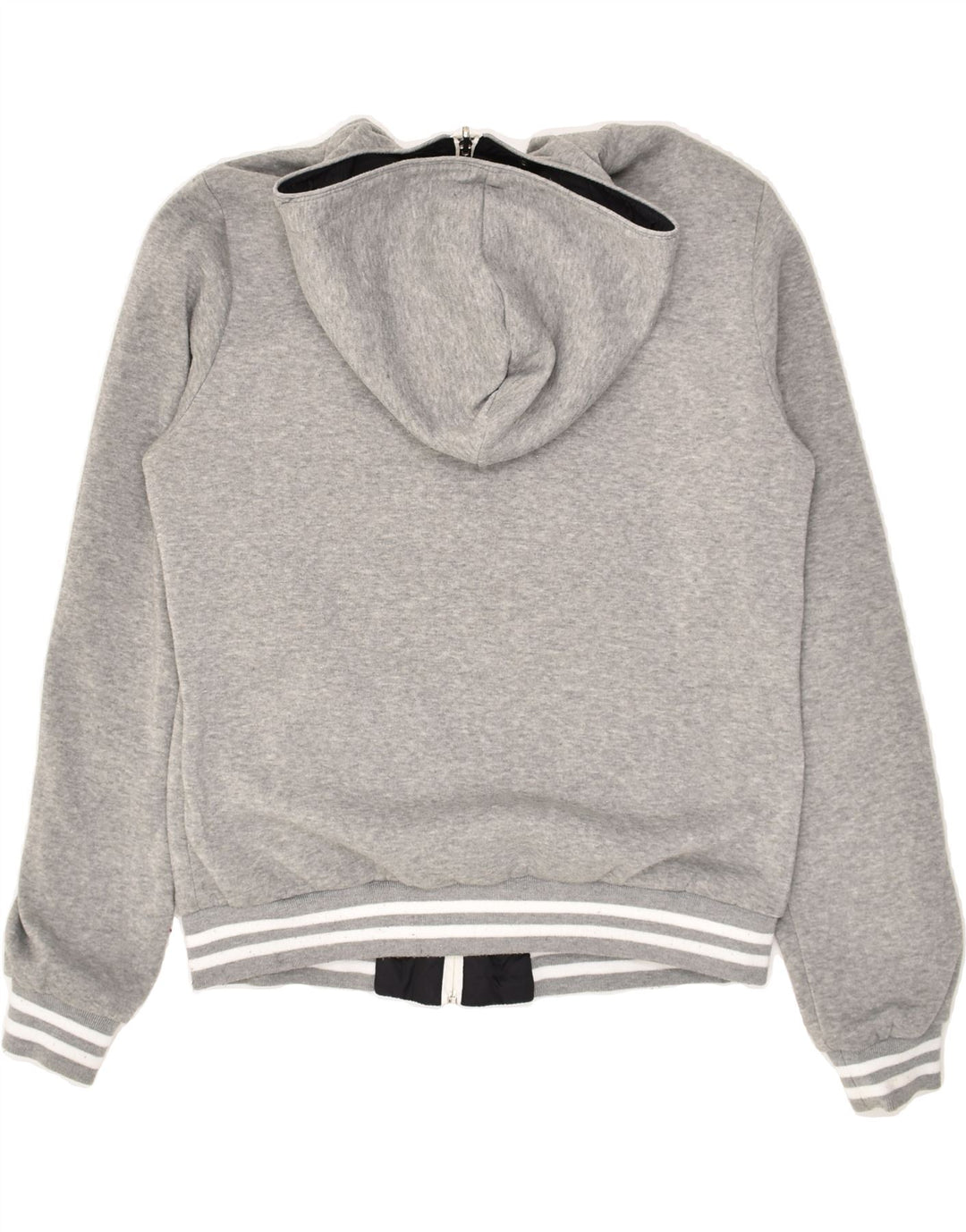 CHAMPION Boys Hooded Reversible Bomber Jacket 10-11 Years Large Grey | Vintage Champion | Thrift | Second-Hand Champion | Used Clothing | Messina Hembry 