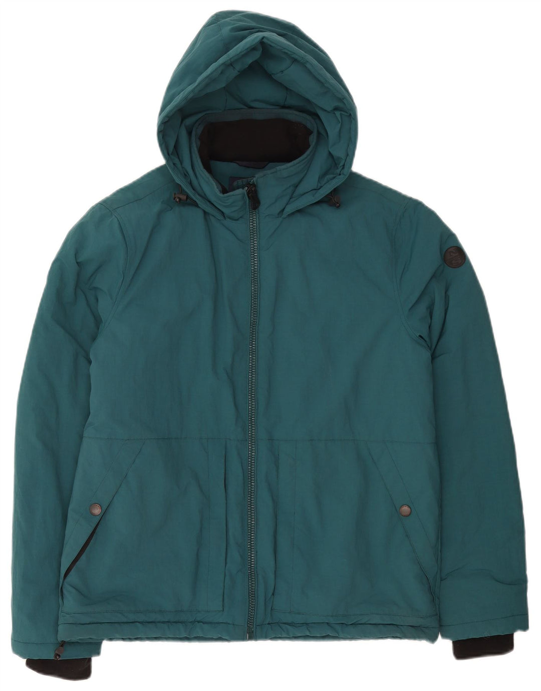 North Sails Chaqueta acolchada con capucha para hombre UK 38 Poliamida verde medio