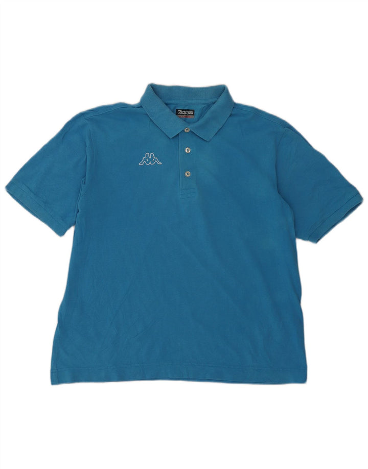 Kappa Polo Gráfico Hombre XL Azul