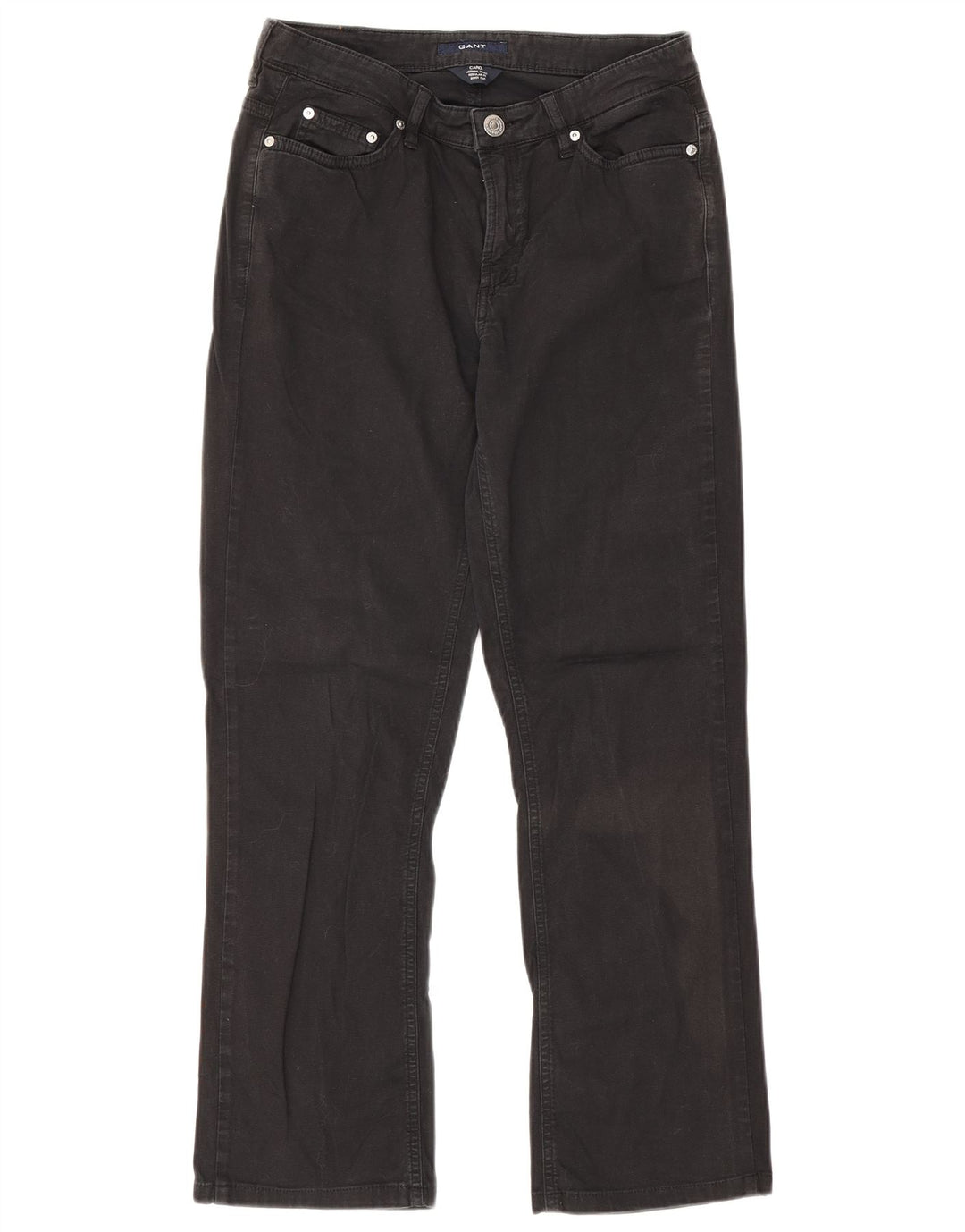 Gant Vaqueros Rectos Mujer W30 L27 Algodón Negro
