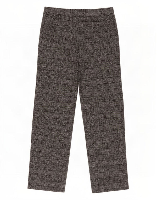 Marks & Spencer Pantalones de traje para mujer UK 40 Large W34 L32 Grey Check
