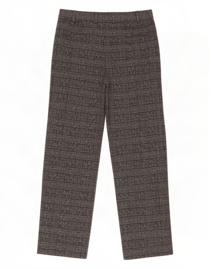 Marks & Spencer Pantalones de traje para mujer UK 40 Large W34 L32 Grey Check