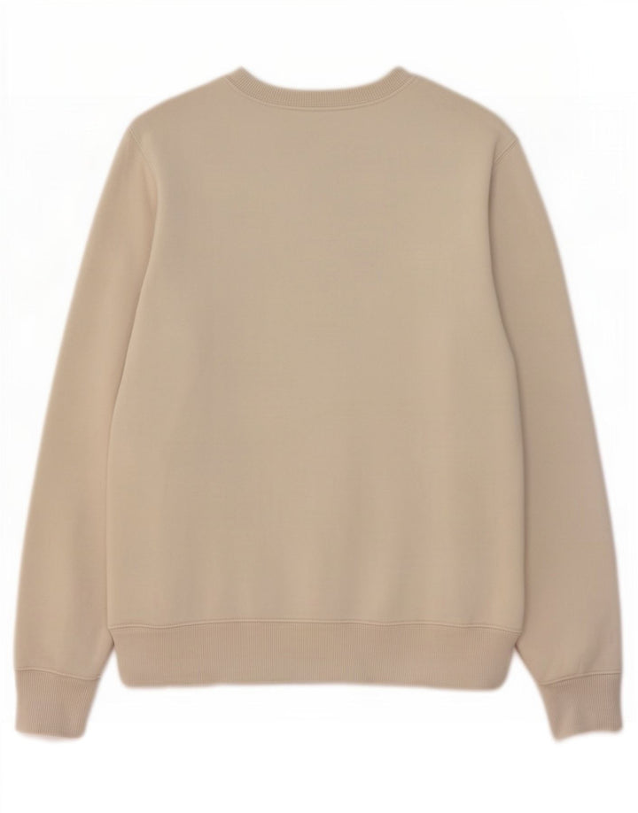 Nike Hombre Sudadera Gráfica Jersey Pequeño Algodón Beige