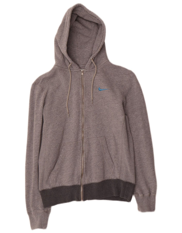 Nike Sudadera con capucha y cremallera para mujer Reino Unido 14 Algodón gris medio