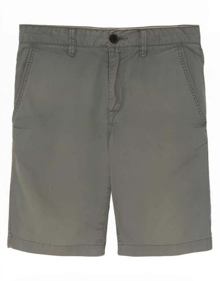 Timberland Pantalones cortos chinos para hombre W29 Pequeño algodón gris