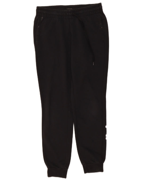 Adidas Mujer Graphic Chándal Pantalones Joggers UK 12/14 Mediano Negro