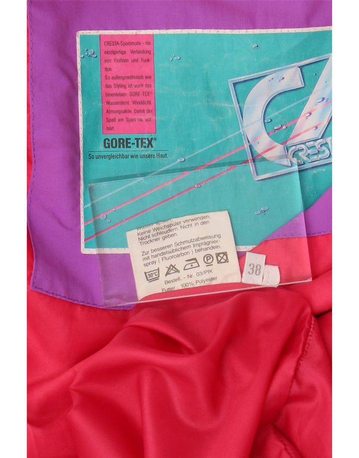 CRESTA Abrigo acolchado extragrande Gore-Tex para mujer EU 38 Poliéster morado medio