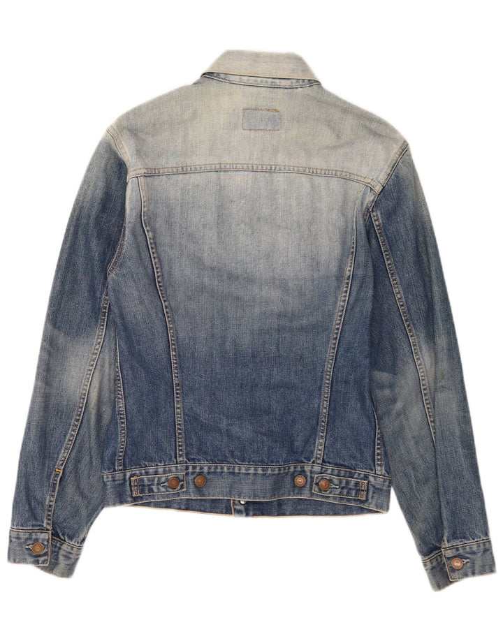 Levi's Chaqueta vaquera con lavado ácido para hombre UK 38 Clásico de algodón azul medio