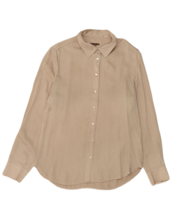 Camisa para mujer Jigsaw UK 42 Poliéster beige medio