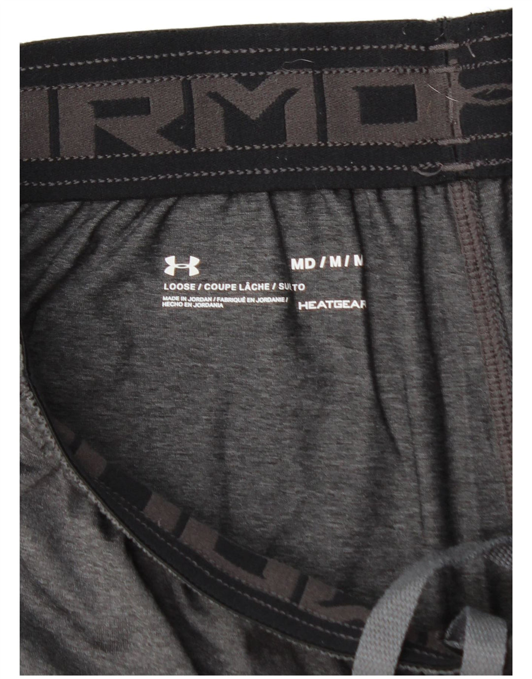 UNDER ARMOUR Pantalones cortos deportivos Heat Gear para hombre gris medio