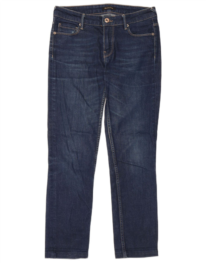 Massimo Dutti Vaqueros Slim Mujer EU 36 XS W26 L26 Azul