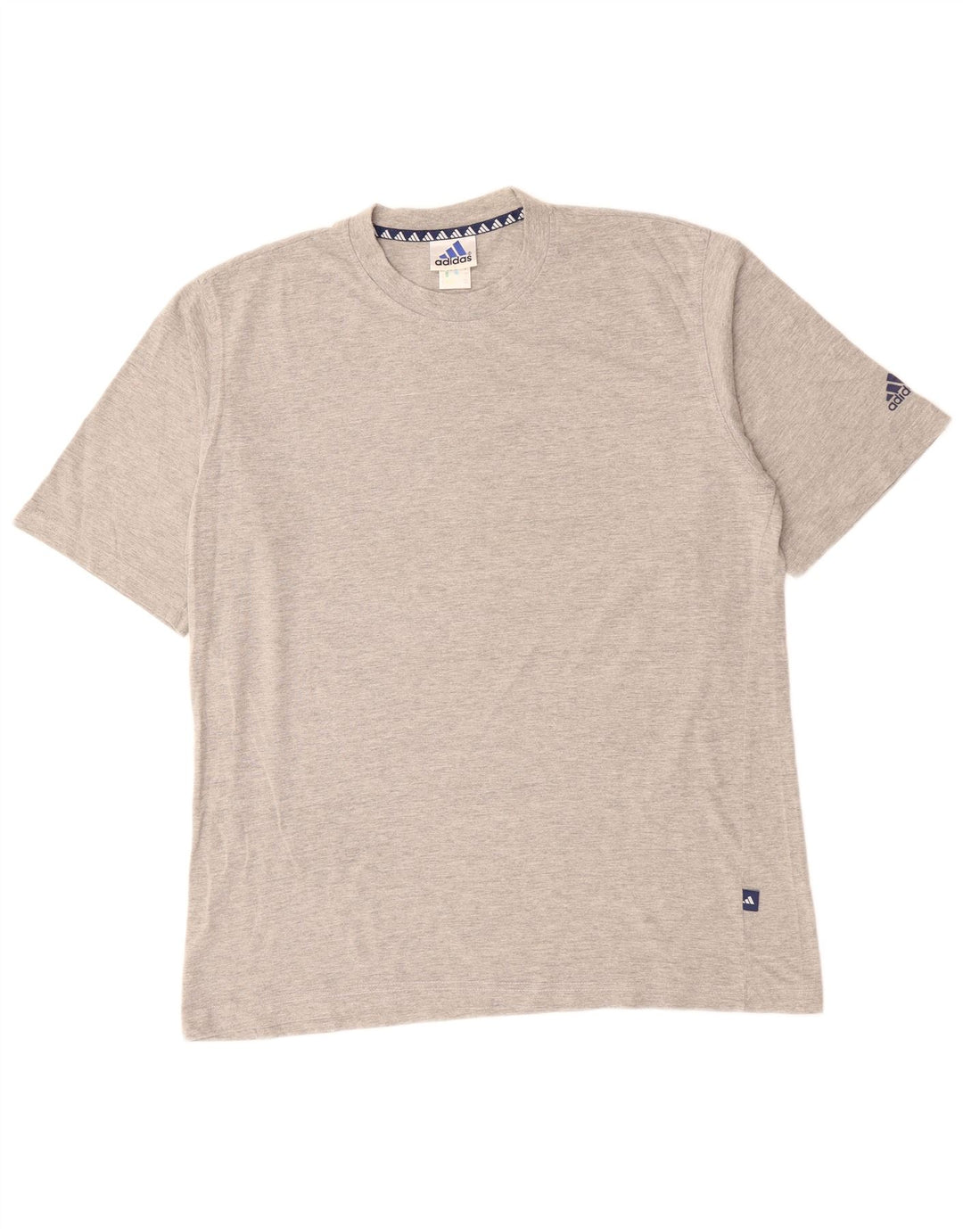 ADIDAS Camiseta Hombre Top UK 44/46 XL Gris Algodón