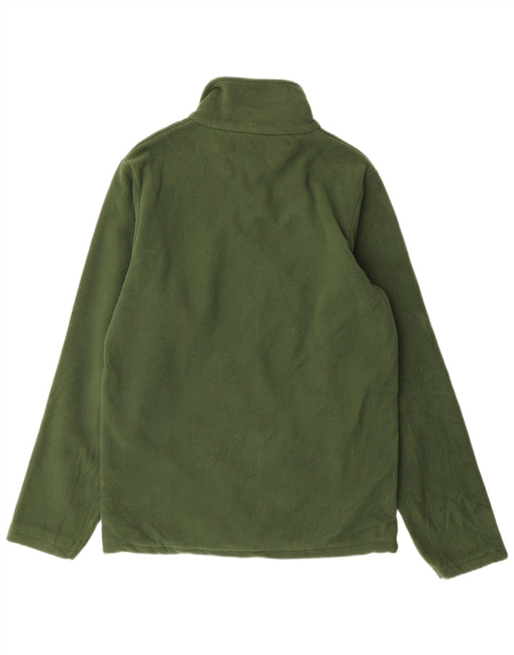 BRUGI Mens Fleece Jacket UK 38 Medium Green