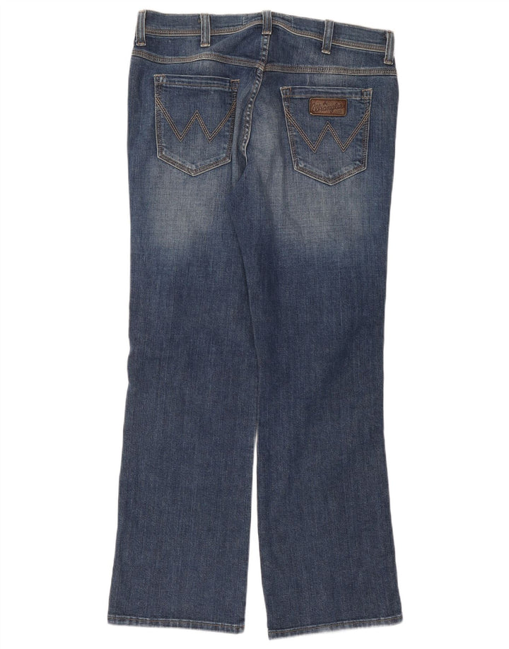 Wrangler Vaqueros rectos Roxboro para hombre W36 L32 Algodón azul