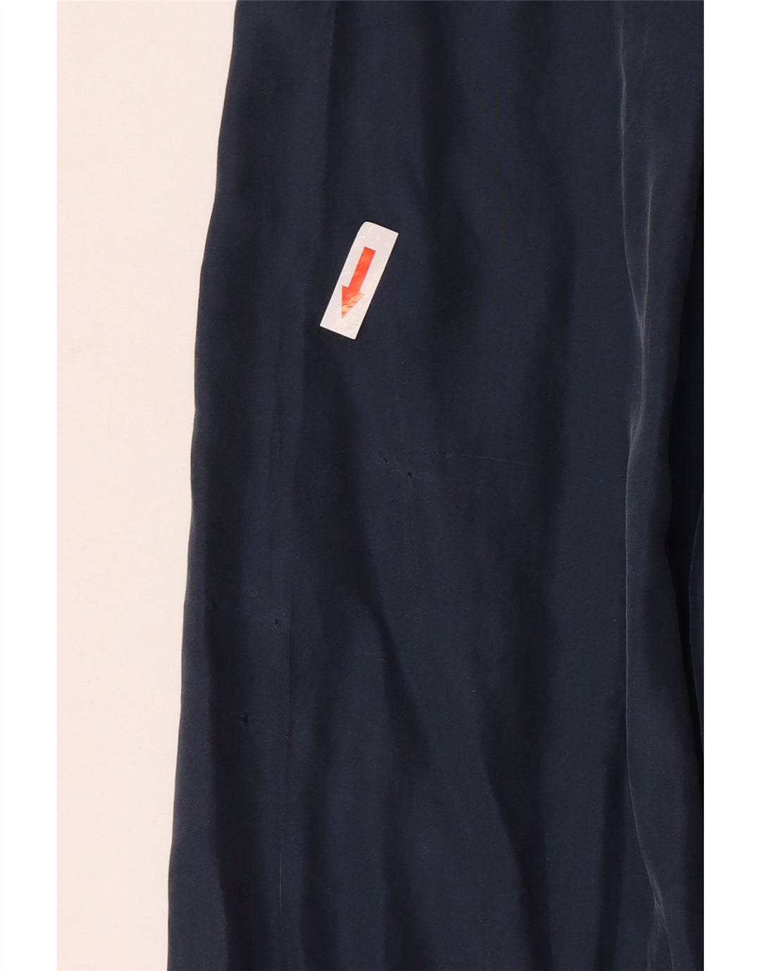 Camisa vintage para hombre grande de seda azul marino