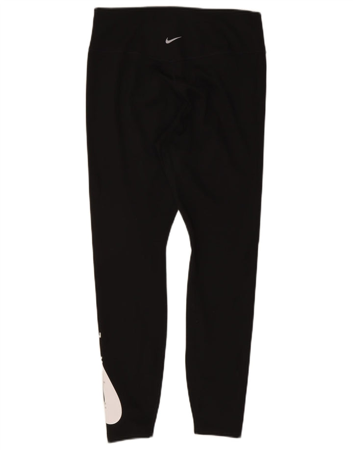 Nike Dri Fit Graphic Leggings para mujer, talla 40, poliéster negro grande