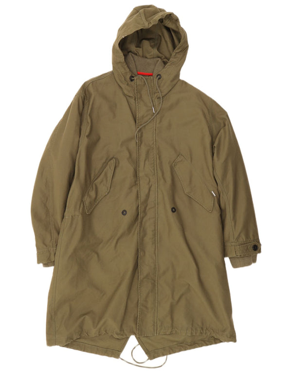 Diesel Chaqueta Parka con Capucha para Hombre UK 38 Medium Khaki